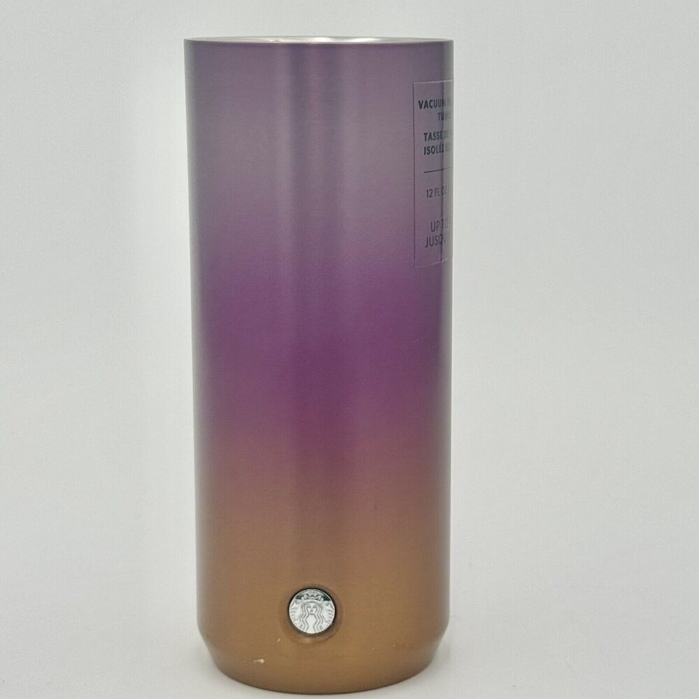 Starbucks 2020 Sunset Ombre 12oz Stainless Steel Vacuum Insulated Tumbler NO LID